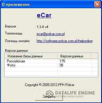 eCar - каталог